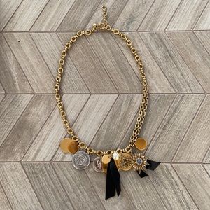 J crew coin necklace gold